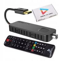 TUNER DEKODER DVB-T2TV NAZIEMNEJ DEKO TV MINI HEVC HDMI PILOT