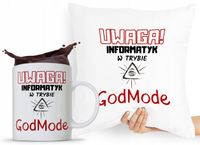 Zestaw Poduszka Kubek Dla Technika Informatyka Z Nadrukiem Ze Zdjęciem