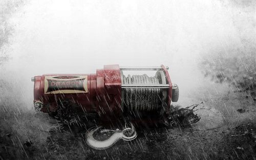 1,1T WYCIĄGARKA DRAGON 2500 ELEKTRYCZNA WCIĄGARKA linowa pługa quada +pilot na Arena.pl