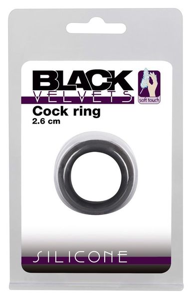 Black Velvets Cock Ring 2.6 cm zdjęcie 1