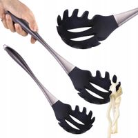 ŁYŻKA KUCHENNA ŁOPATKA CEDZAKOWA DO MAKARONÓW SAŁATEK DAŃ STAL NIERDZEWNA