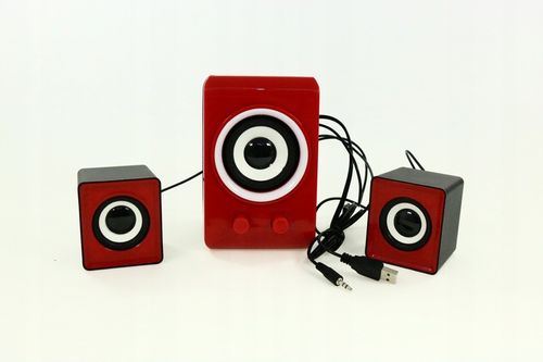 ZESTAW GŁOŚNIKÓW KOMPUTEROWE 3in1 6W USB na Arena.pl
