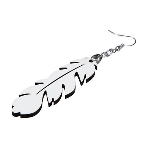 Kolczyki z MDF-u do sublimacji - pióro na Arena.pl