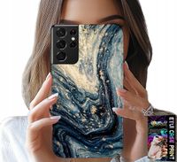 ETUI DO SAMSUNG GALAXY S21 Ultra - KAMIENNE ELEGANCKIE WZORY OBUDOWA CASE