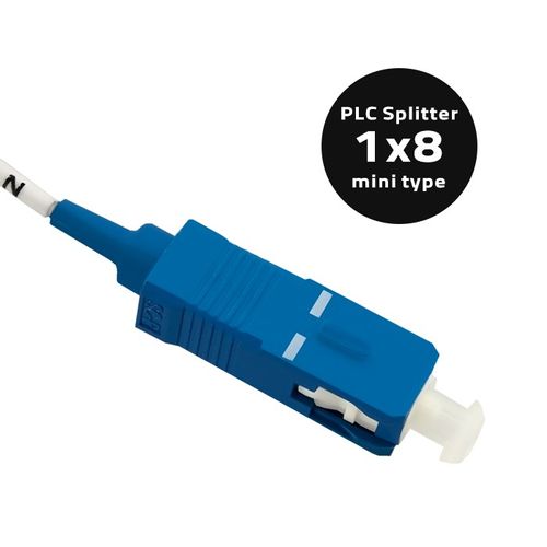 Qoltec Splitter 1x8 | SC/PC - SC/PC | G.657A | Singlemode | 0.9 mm na Arena.pl