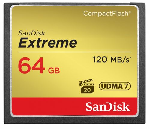 SanDisk Extreme CompactFlash 64GB 120/85 MB/s na Arena.pl