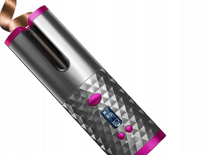 AUTOMATYCZNA LOKÓWKA DO WŁOSÓW OBROTOWA LCD zdjęcie 2