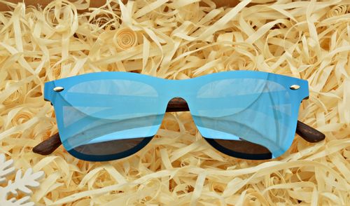 Okulary PRZECIWSŁONECZNE Nerd POLARYZACYJNE Lustro na Arena.pl