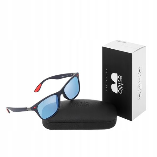 Okulary POLARYZACYJNE Lustro Przeciwsłoneczne Nerd marki ESTILLO + GRATISY na Arena.pl