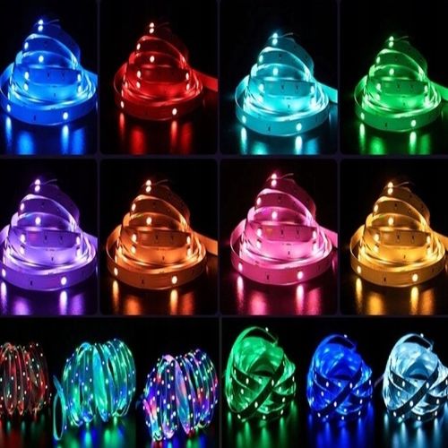 Taśma LED 6M RGB 5050 Bluetooth APLIKACJA MOBILNA Pilot Czujnik Muzyki na Arena.pl