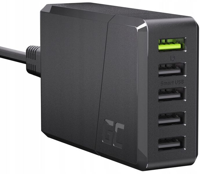 ŁADOWARKA SIECIOWA SZYBKA GC 52W 5x USB+ KABEL GC USB-A/LIGHTNING DO IPHONE zdjęcie 7
