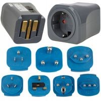 BRENNENSTUHL ADAPTER PODRÓŻNY UNIWERSALNY AUSTRALIA CHINY ARGENTYNA INNE