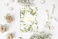 Karnet A5 Z Klapką Komunia. Frezje