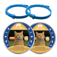 2x OBROŻA NA KLESZCZE I PCHŁY DLA KOTA ANTYKLESZCZOWA 8 MIESIĘCY OCHRONY