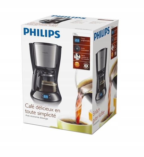 Ekspres przelewowy do kawy Philips HD 7459/20 1,2L szklany dzbanek na Arena.pl