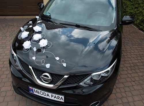 Dekoracja samochodu ozdoby na auto do ślubu A24 na Arena.pl