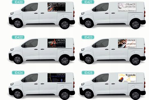 Reklama Naklejka na samochód RÓŻNE WZORY do wyboru BIURO PODRÓŻY na Arena.pl