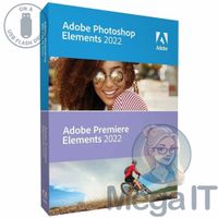 Photoshop & Premiere Elements 2022 - Licencja Wieczysta (LifeTime) - Windows - Licencja Biznes - BOX (USB)