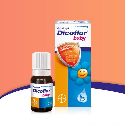 Zestaw Dicoflor Baby krople, probiotyk 4x 5ml na Arena.pl