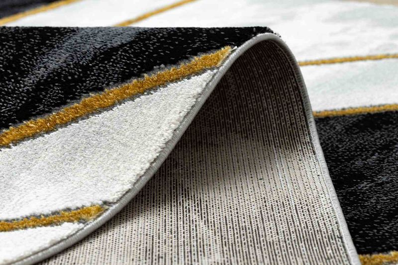 RUG/LU/ESTEMA/MARBLE3/BLACK+GOLD/160x220 zdjęcie 6