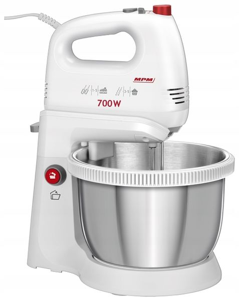 Mikser ręczny z misą biały MPM MMR-21Z zdjęcie 10