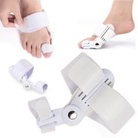 Uniwersalny aparat na haluksy regulowany separator korekcyjny biała orteza