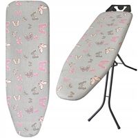 Pokrowiec na deskę do prasowania z motylami podkładem PREMIUM BAWEŁNA