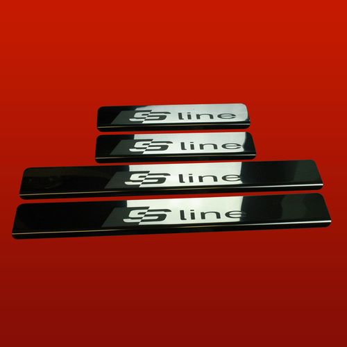 Listwa progowa AUDI A1 8X SLINE Stal nierdzewna 304 połysk 4szt na Arena.pl