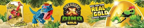 TREASURE X DINO GOLD PTERODAKTYL KLATKA FIGURKA DUŻY PTAK W KLATCE SKARB XL na Arena.pl