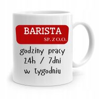 Dla Baristy Baristki Kawiarki Kubek Na Prezent Z Nadrukiem Ze Zdjęciem
