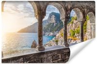 Fototapeta Do Salonu Włoskie WYBRZEŻE Pejzaż Morze Efekt 3D 360cm x 240cm