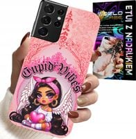 ETUI DO SAMSUNG GALAXY S21 Ultra - CUPID VIBES Z UROCZĄ ANIOŁKIEM PLECKI