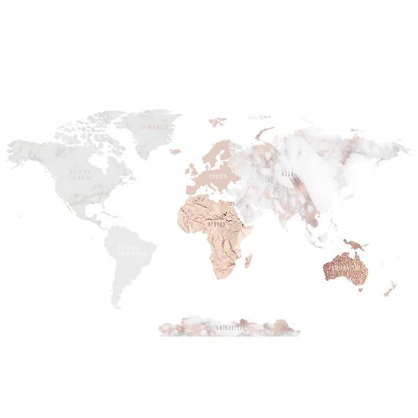 Naklejka Mapa Świata DK338 L zdjęcie 3