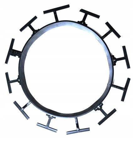 OBRZEŻE OGRODOWE TRAWNIKOWE 7,8cm PALISADA BORDER 78mm 20m + 100 KOTEW na Arena.pl