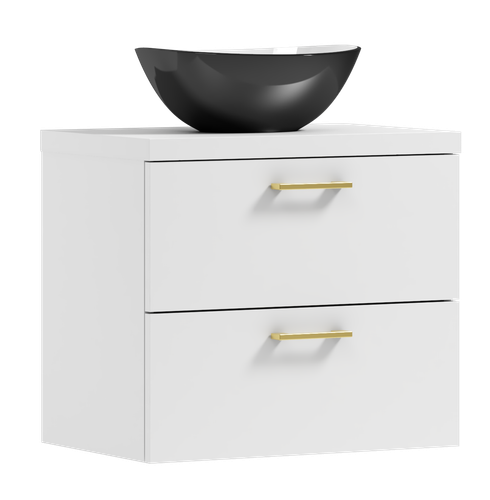 ZESTAW MEBLI  ŁAZIENKOWYCH LUNA 50 szafka umywalka słupek w. (GOLD) + EC na Arena.pl