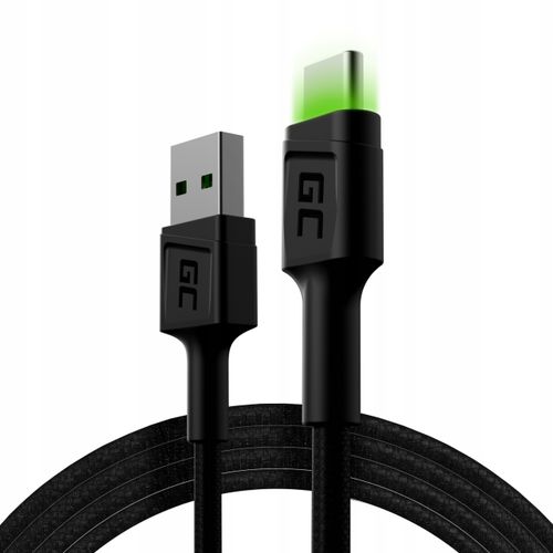 Kabel Green Cell USB - USB typ C 1,2 m czarny na Arena.pl