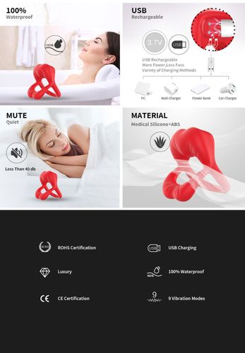 big mouth red 9 vibration function na Arena.pl