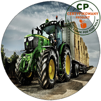 Opłatek na tort Traktor - Ciągnik