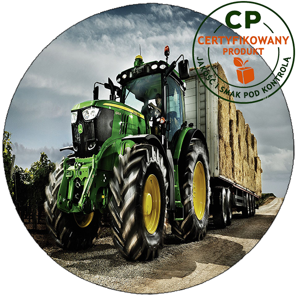 Opłatek na tort Traktor - Ciągnik zdjęcie 1
