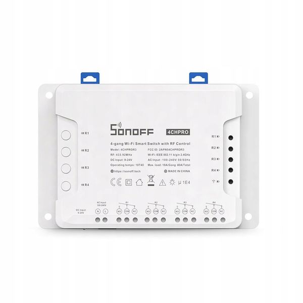 Sonoff 4CH R3 PRO WiFi 4 kanały eWelink smart DIN zdjęcie 2