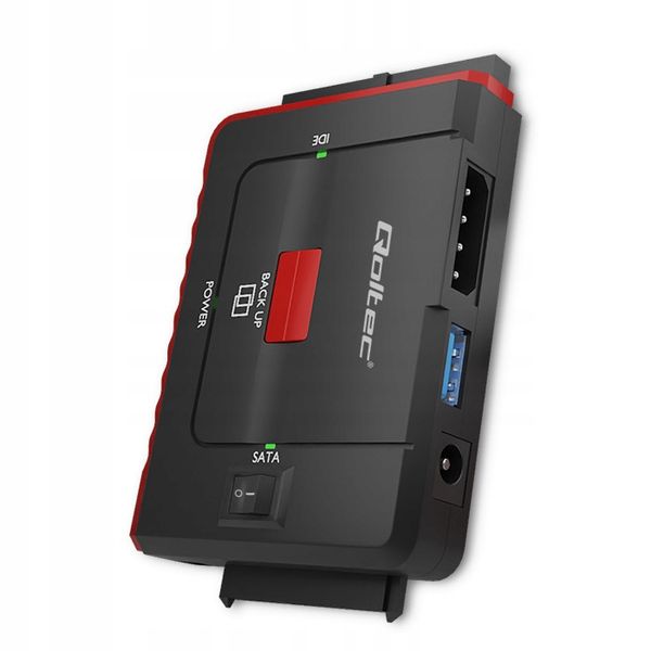 Qoltec Adapter USB 3.0 do IDE SATA III Szybka transmisja danych zdjęcie 10