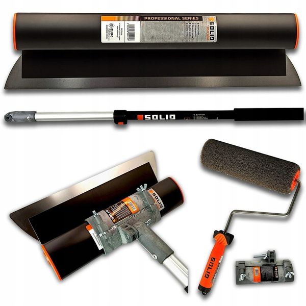 SOLID Nóż do gładzi 80cm + wałek 25cm click + kij tele + adapter NDG18 zdjęcie 1