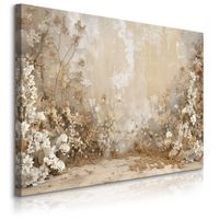 Obraz Ścienny Do Salonu Dzikie Kwiaty Natura Abstrakcja Retro 30cm x 20cm