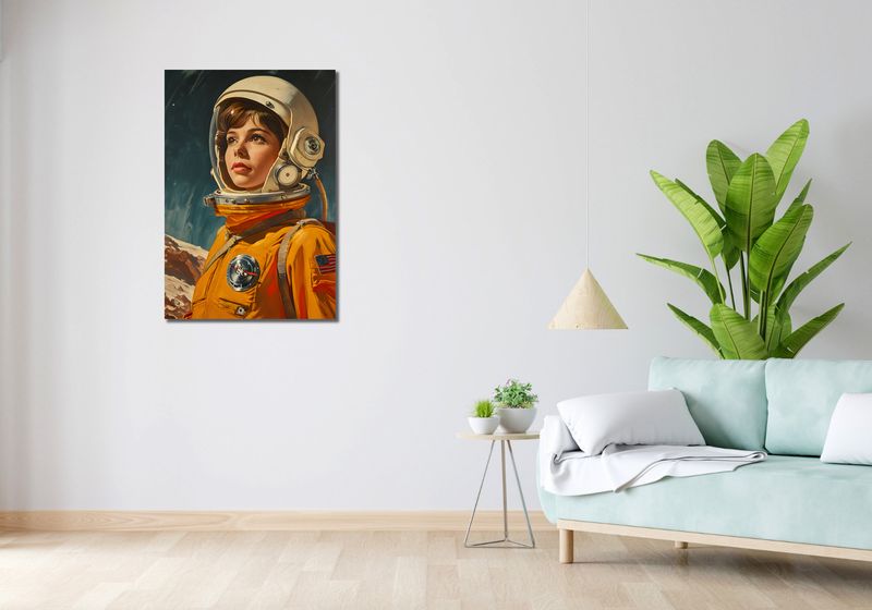 Obraz 60x90cm Pionierka Kosmosu zdjęcie 2