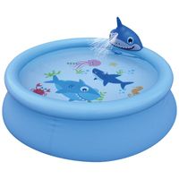 BASEN OGRODOWY DMUCHANY REKIN 190X47 CM ZE SPRYSKIWACZEM