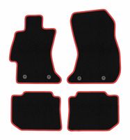Dywaniki welurowe CARLUX-RED do Subaru Outback V 2014- czarne/czerwone