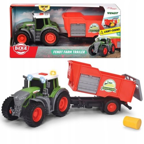 farm traktor z przyczepą 26cm 0654 na Arena.pl