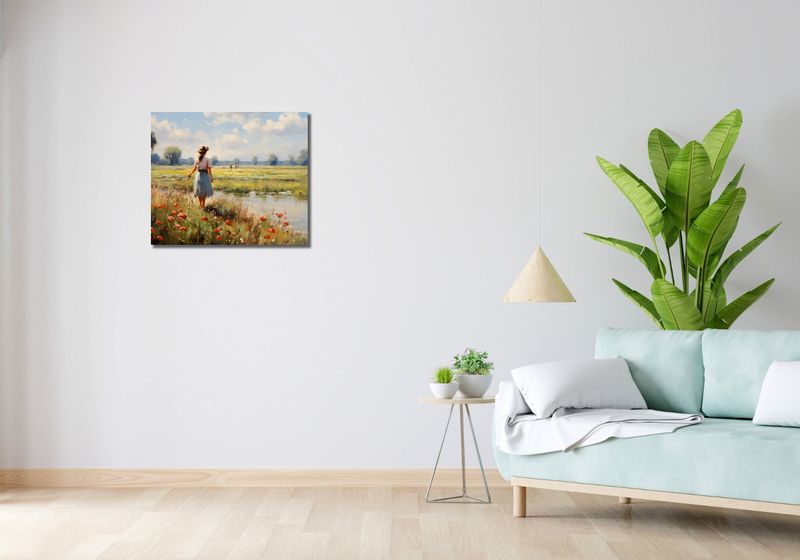 Obraz 60x50cm Wiejski Spokój zdjęcie 2