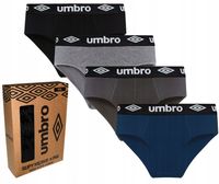 UMBRO SLIPY MAJTKI MĘSKIE 4 SZTUKI MIX KOLORÓW XXL