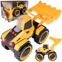 ŁADOWARKA KOPARKA Z NAPĘDEM SPYCHACZ ŚWIATŁO DŹWIĘK ZABAWKA DLA DZIECI